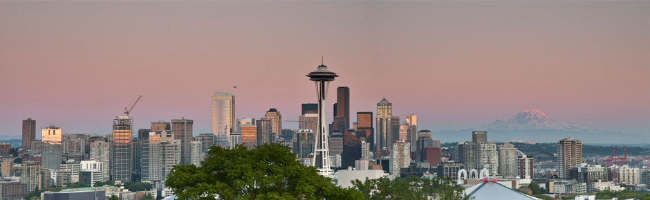 Sunset in Seattle, WA